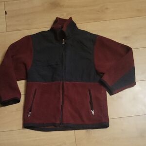 Charles River Apparel Kids' Burgundy and Black Performance Jacket